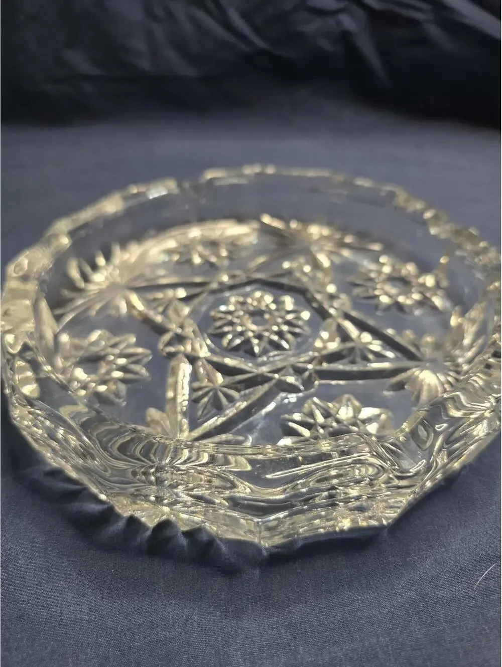 Vintage Anchor Hocking Vanity Tray Star of David